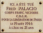 Plaque commemorative_Fred Plaque commemorative_Fred