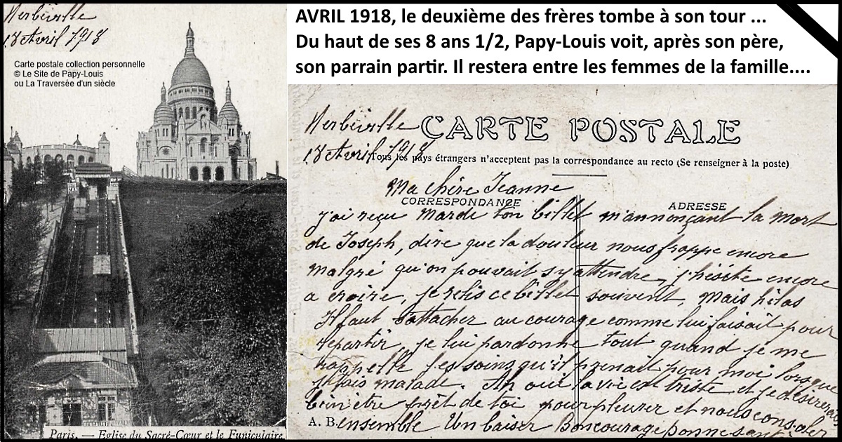 1918_Carte_Montmartre _Rene