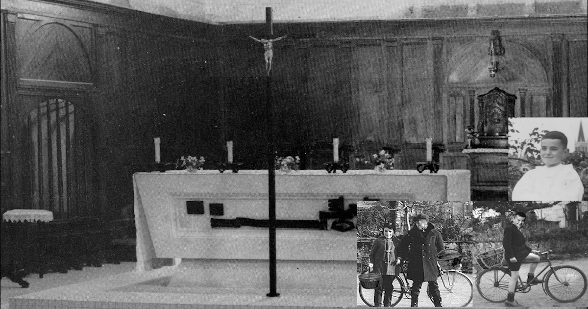 Le webmestre enfant de choeur faisant sa tournée