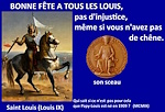 Bonne fête de Saint-Louis à tous les Louis Bonne fête de Saint-Louis à tous les Louis