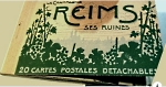 Reims carnet de cartes postales 1920