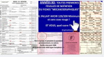 Permis feuilles de notation et bilans