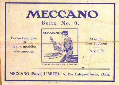 boîte meccano 1914 1915