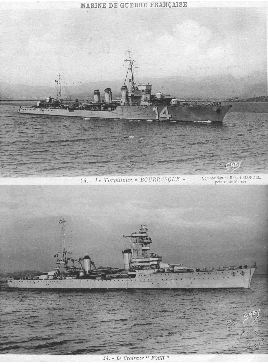 Le Foch et Le Bourrasque