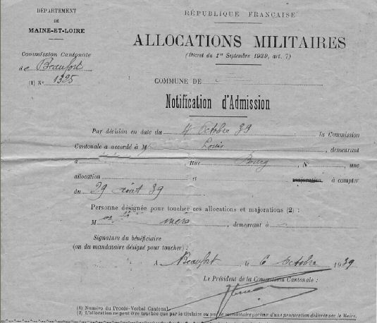 Demande d'allocation pour ma mère veuve et seule après mon départ